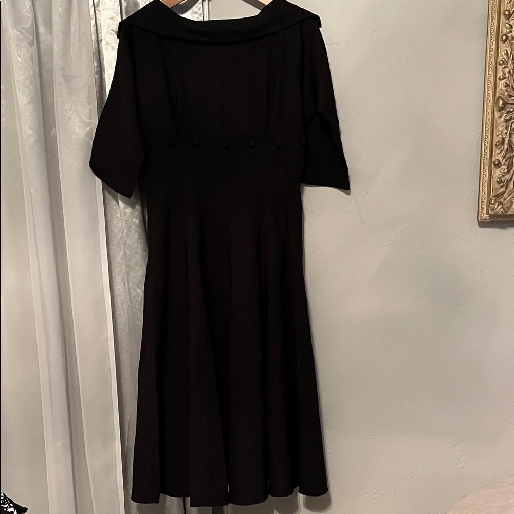 Lindy Bop Classic Black Long Sleeve Dress